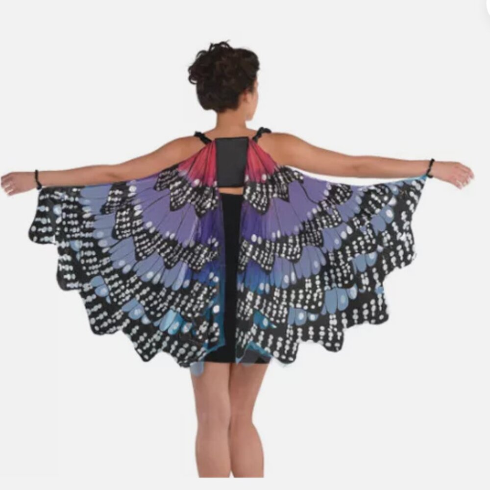 Fabric Monarch Butterfly Wings – Perfect for Halloween, Festivals & Costume Part